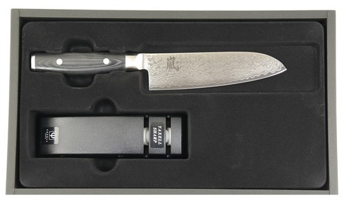 Coltello damascato yaxell ran - coltello,